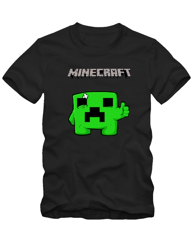 Minecraft marškinėliai super meat boy